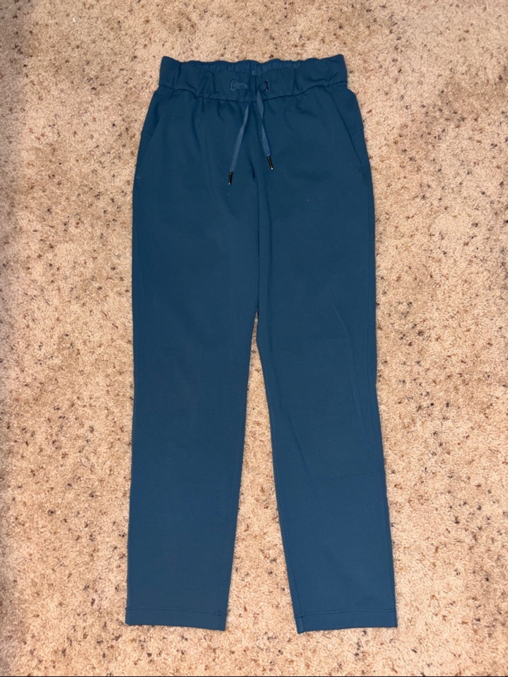lululemon athletica Women’s Teal Drawstring On the Fly Joggers Size 2